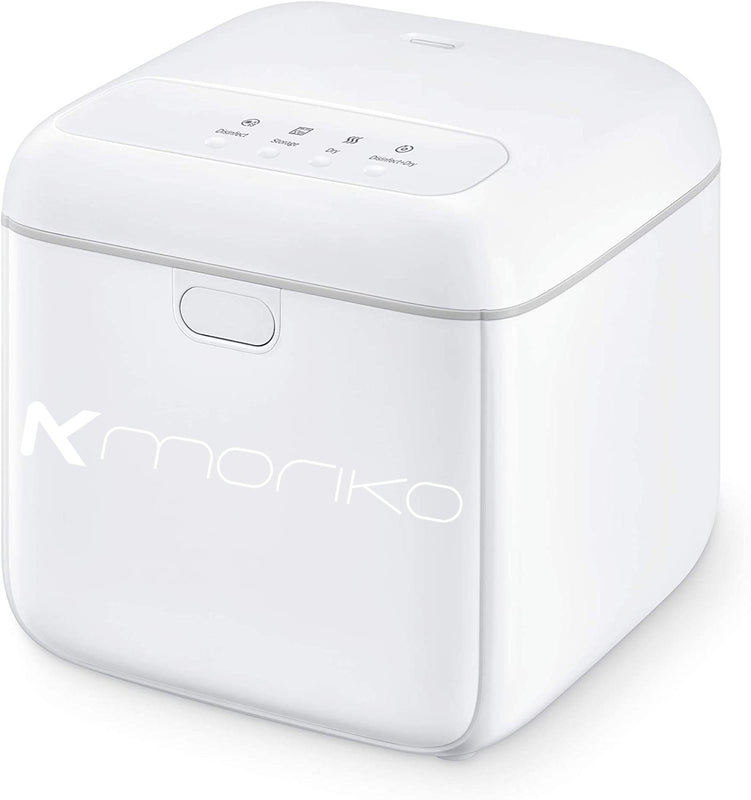 Moriko sanitizing apparatus for linens using ultraviolet light, ozone sterilization and low pressure techniques