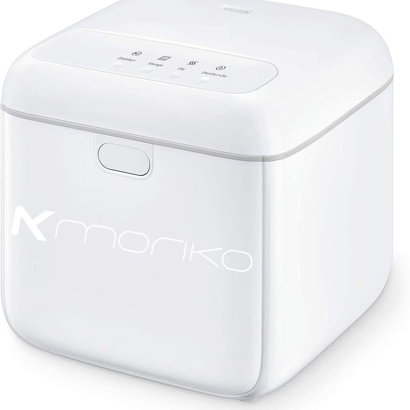 Moriko sanitizing apparatus for linens using ultraviolet light, ozone sterilization and low pressure techniques